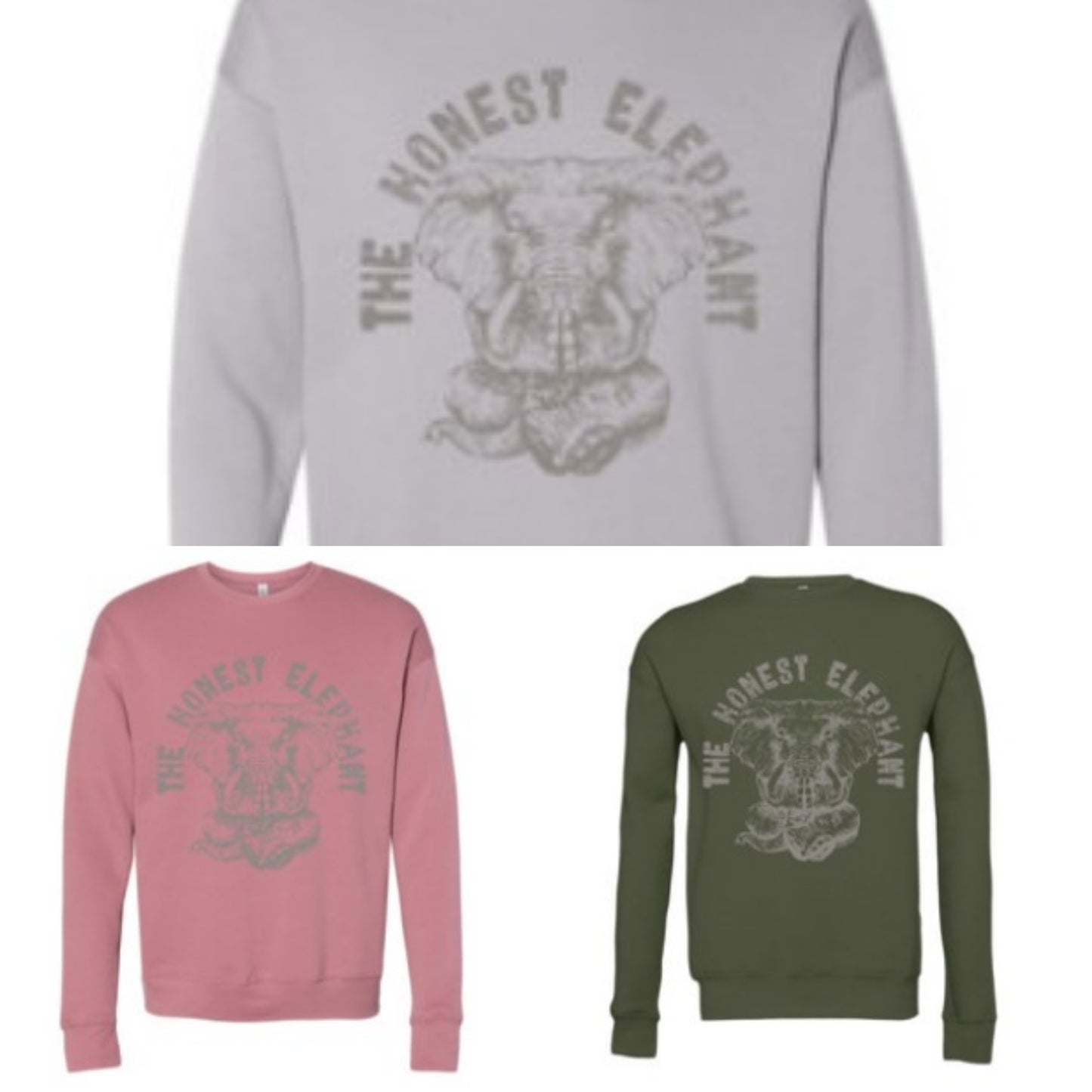 Super Soft The Honest Elephant Sweatshirt, Unisex