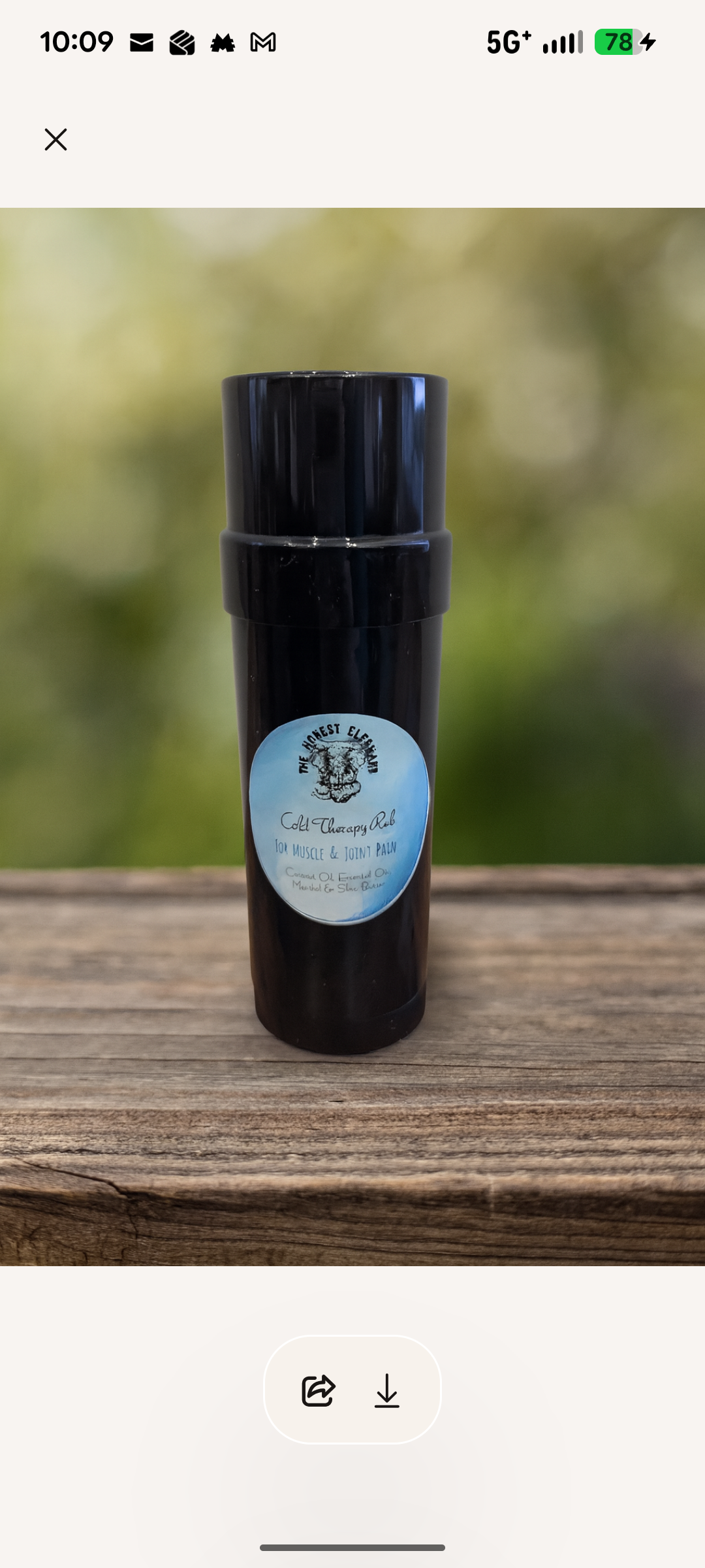 Cold Therapy Rub for Muscles & Joints